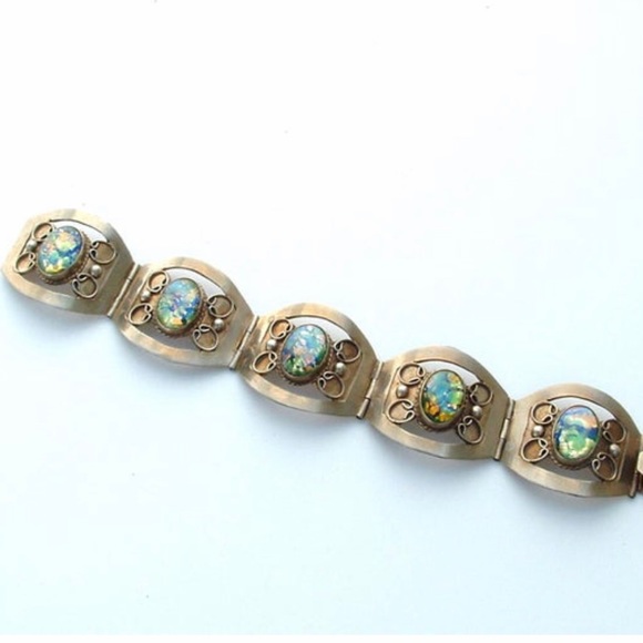 Sterling Silver Vintage Bracelet Handmade Cuff - Picture 3 of 5